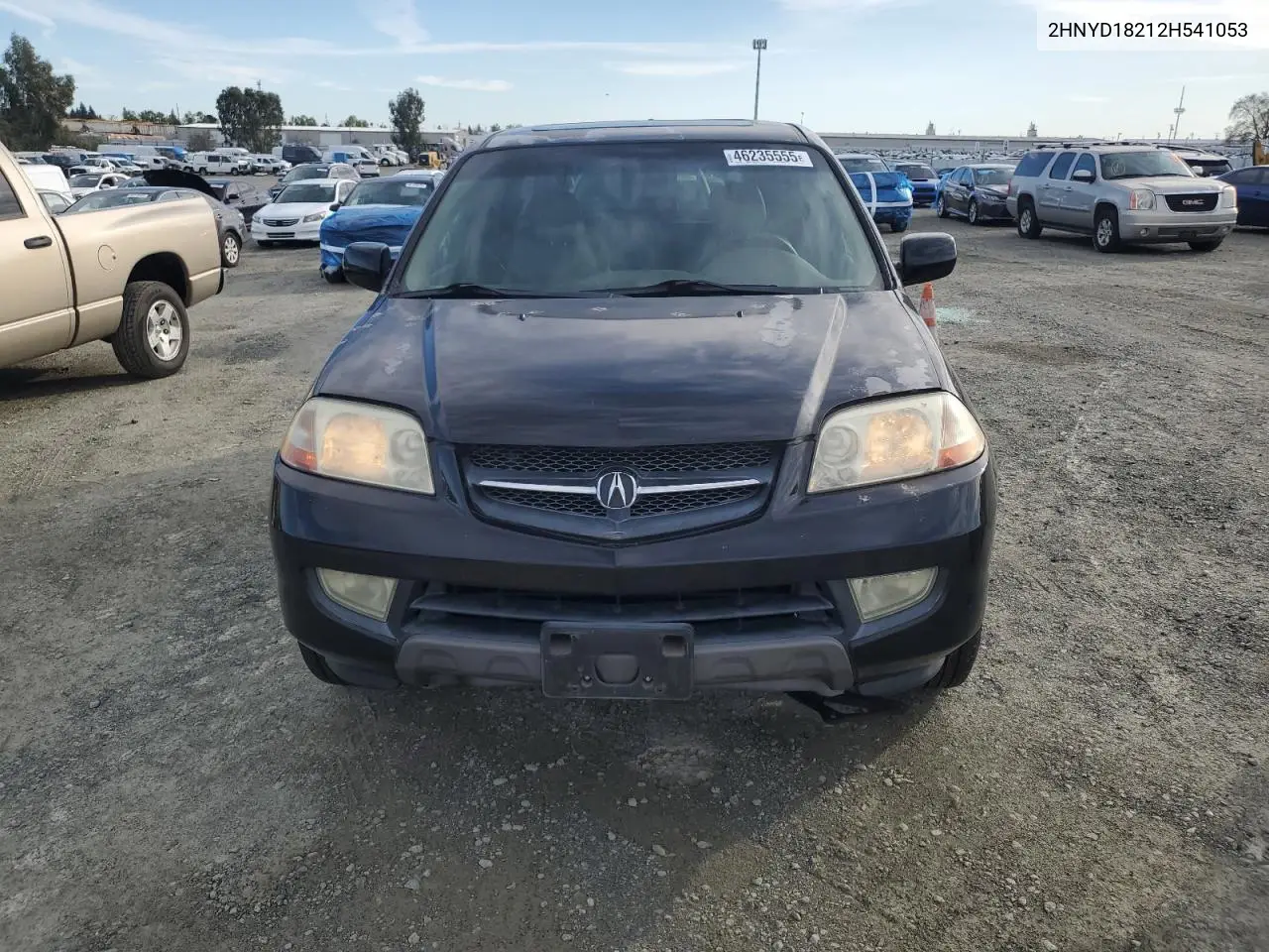 2002 Acura Mdx VIN: 2HNYD18212H541053 Lot: 54854305