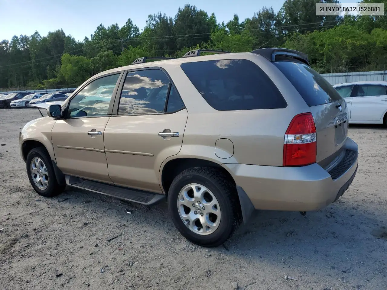 2002 Acura Mdx Touring VIN: 2HNYD18632H526881 Lot: 55507005