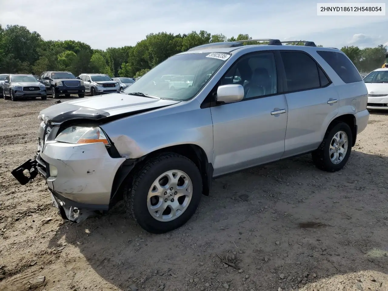 2002 Acura Mdx Touring VIN: 2HNYD18612H548054 Lot: 55925235