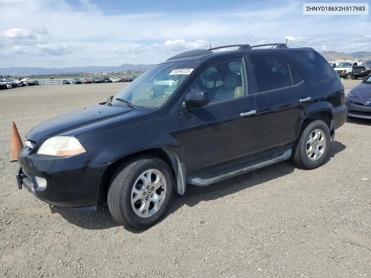 2002 Acura Mdx Touring VIN: 2HNYD186X2H517983 Lot: 56596225