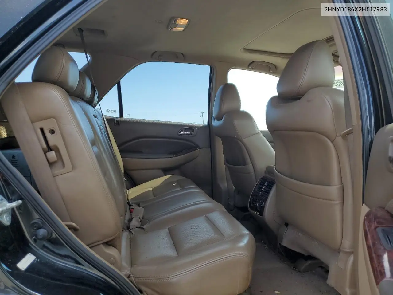 2002 Acura Mdx Touring VIN: 2HNYD186X2H517983 Lot: 56596225