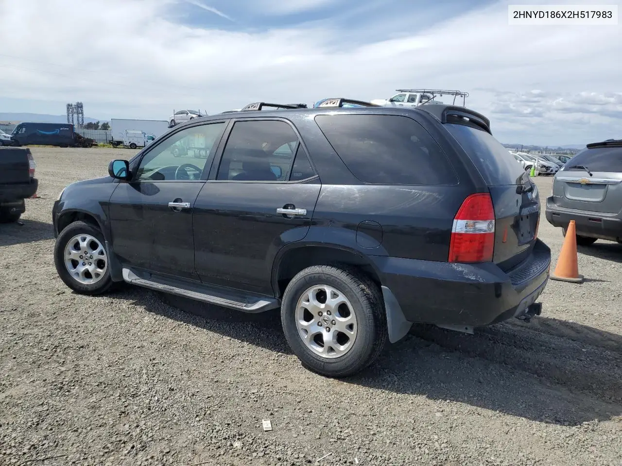 2002 Acura Mdx Touring VIN: 2HNYD186X2H517983 Lot: 56596225
