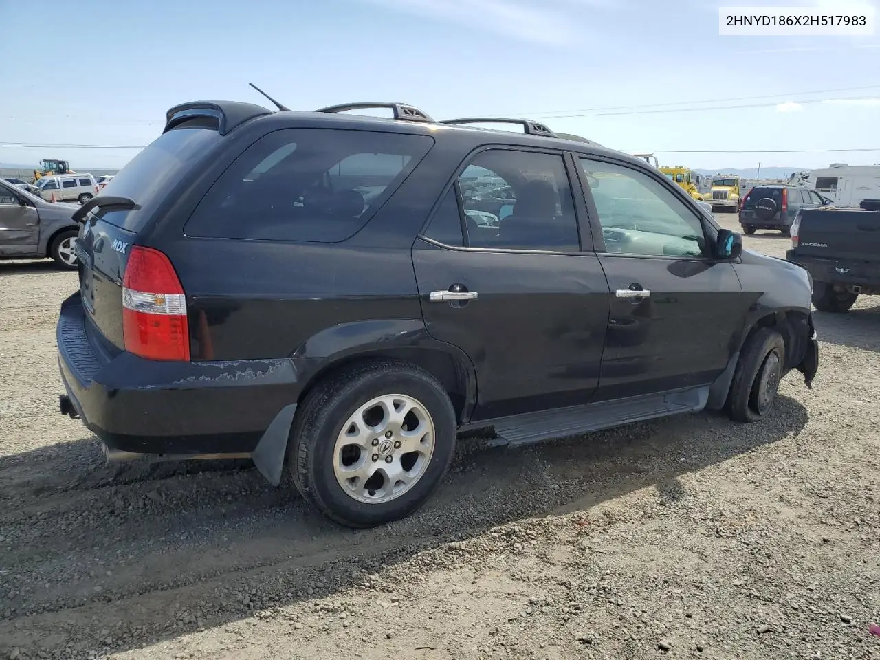 2002 Acura Mdx Touring VIN: 2HNYD186X2H517983 Lot: 56596225