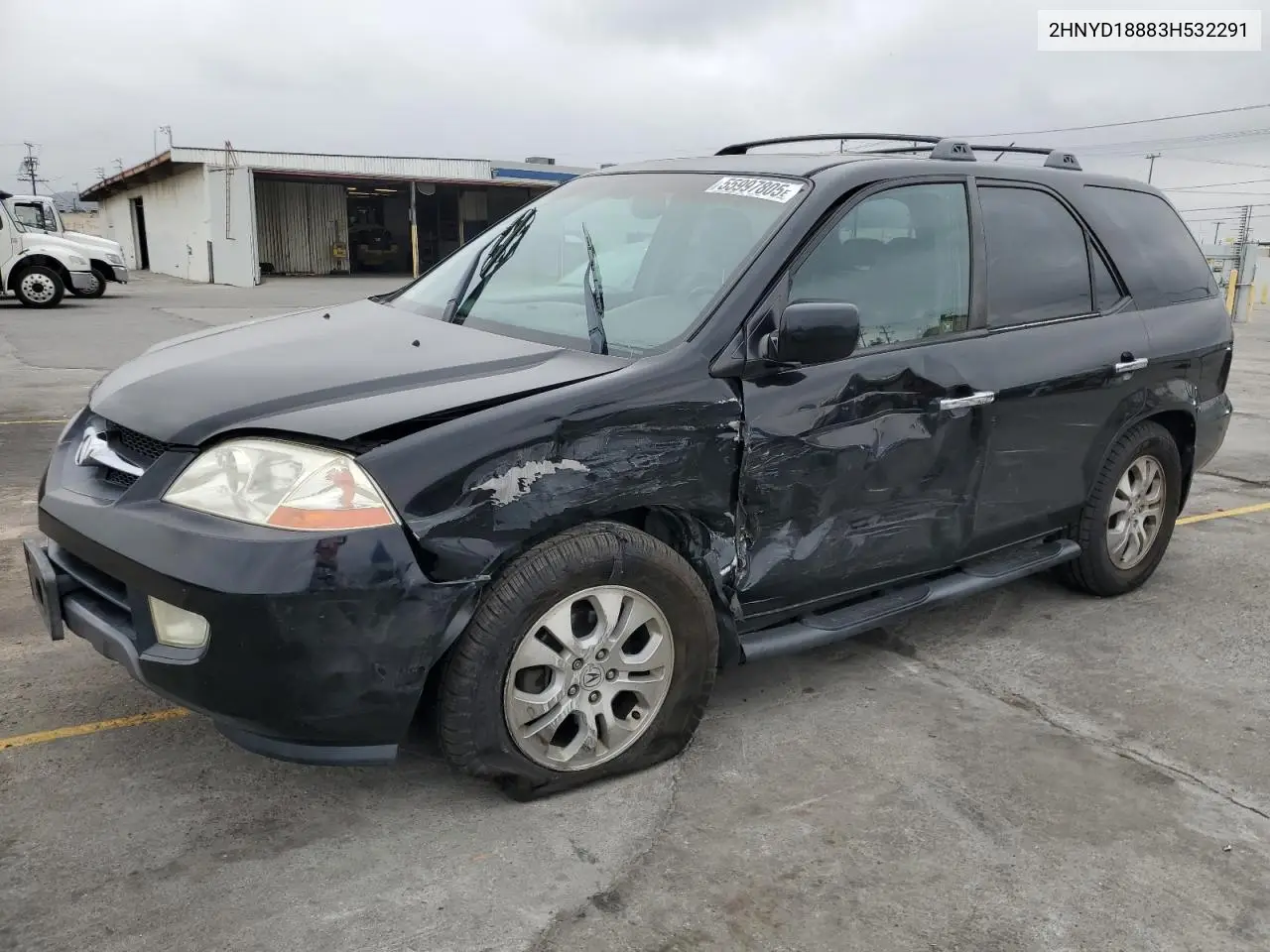 2003 Acura Mdx Touring VIN: 2HNYD18883H532291 Lot: 55997805
