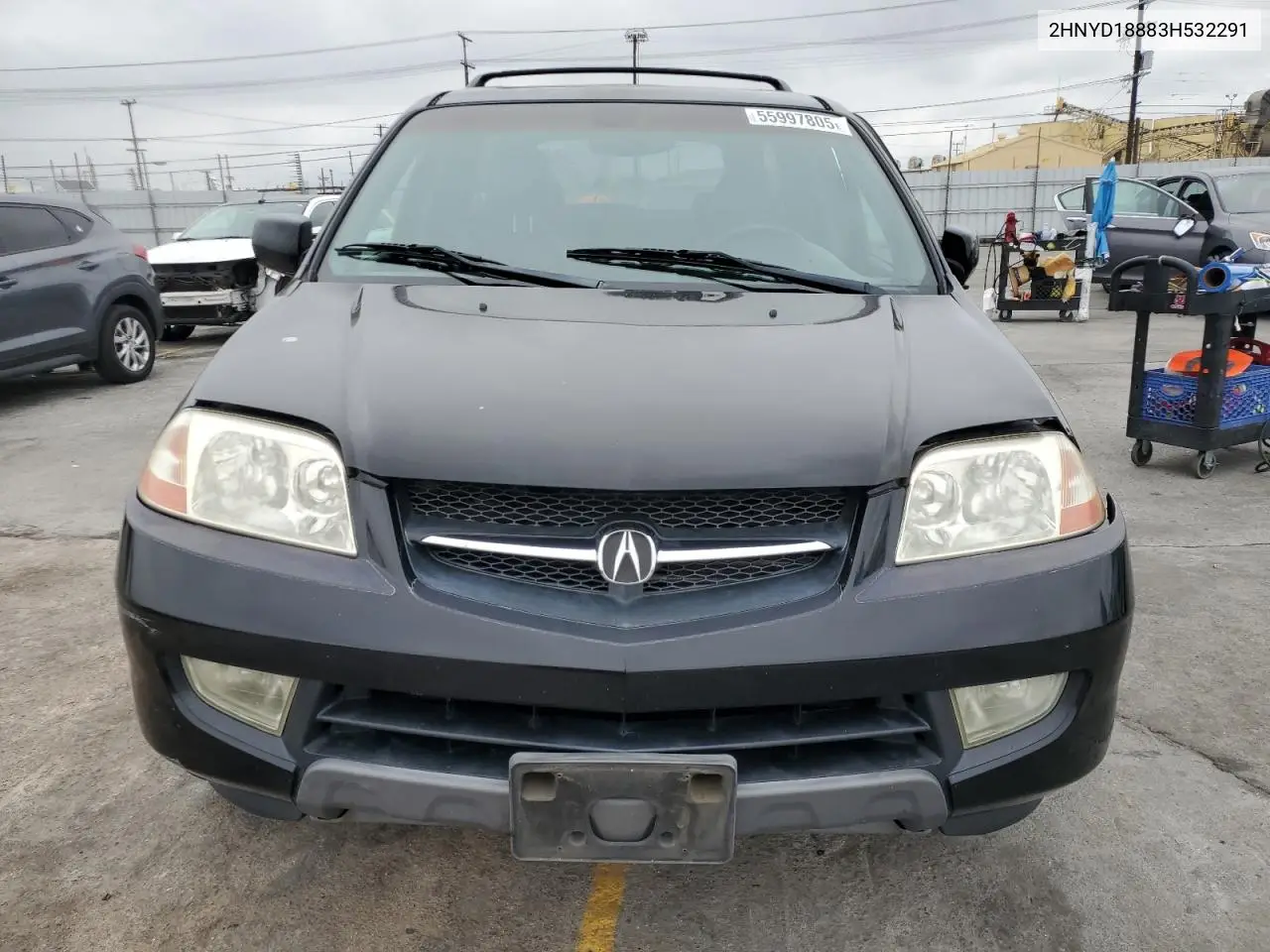 2003 Acura Mdx Touring VIN: 2HNYD18883H532291 Lot: 55997805