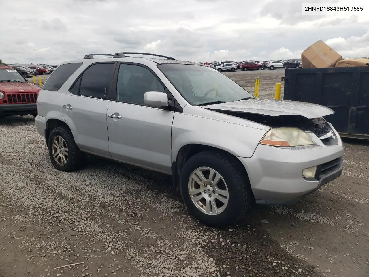 2003 Acura Mdx Touring VIN: 2HNYD18843H519585 Lot: 55998275