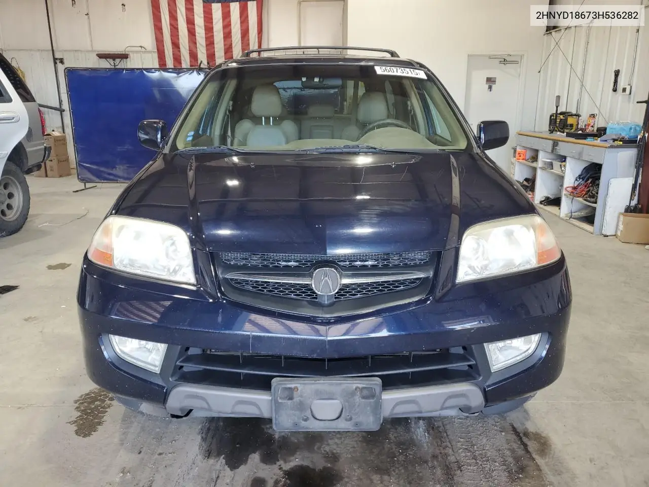 2003 Acura Mdx Touring VIN: 2HNYD18673H536282 Lot: 56073515