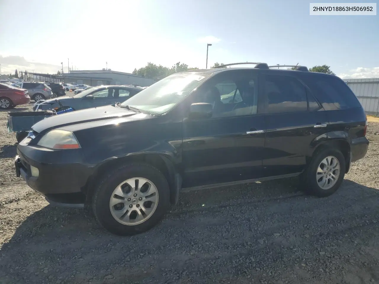 2003 Acura Mdx Touring VIN: 2HNYD18863H506952 Lot: 56922895