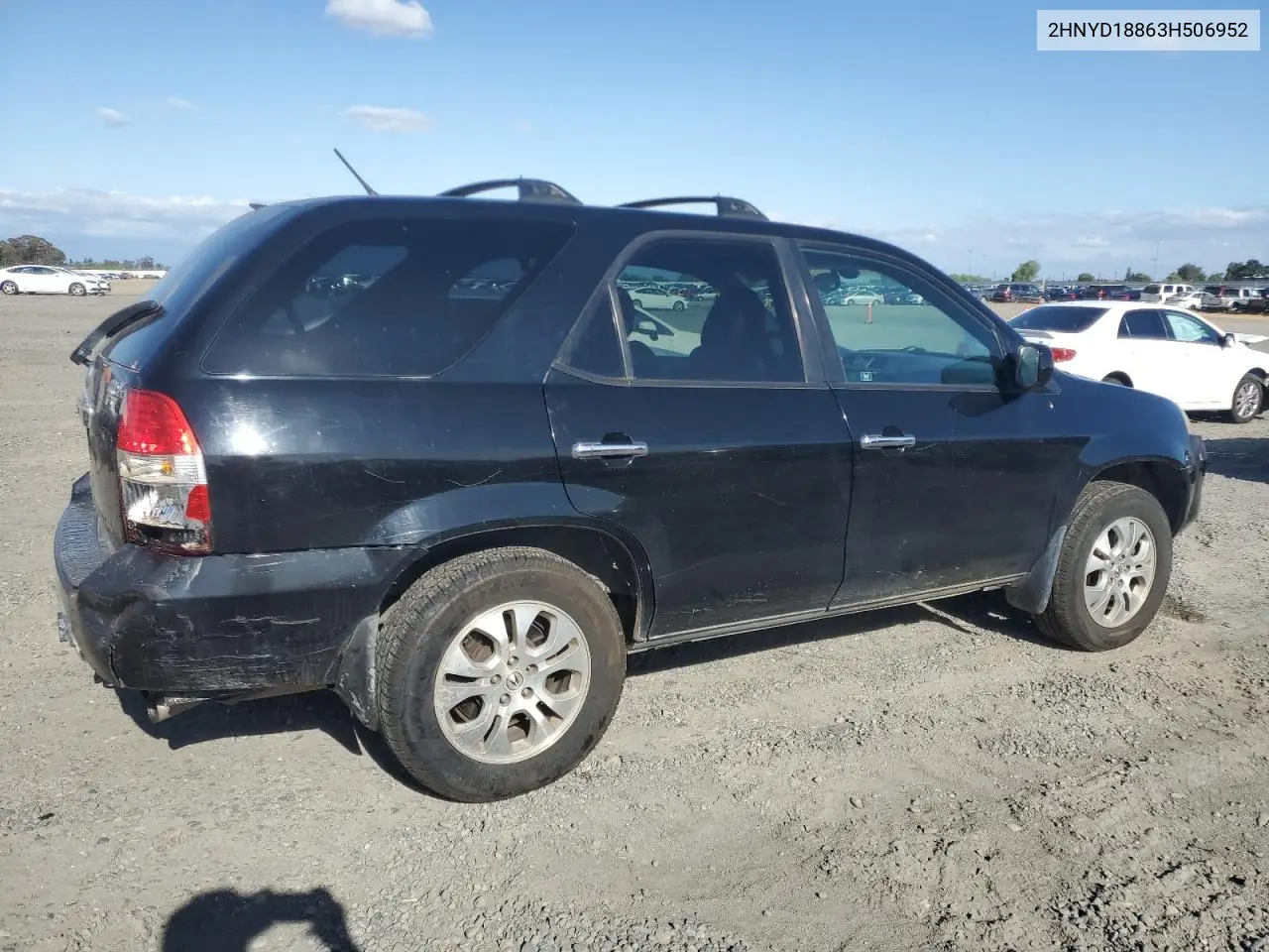 2003 Acura Mdx Touring VIN: 2HNYD18863H506952 Lot: 56922895