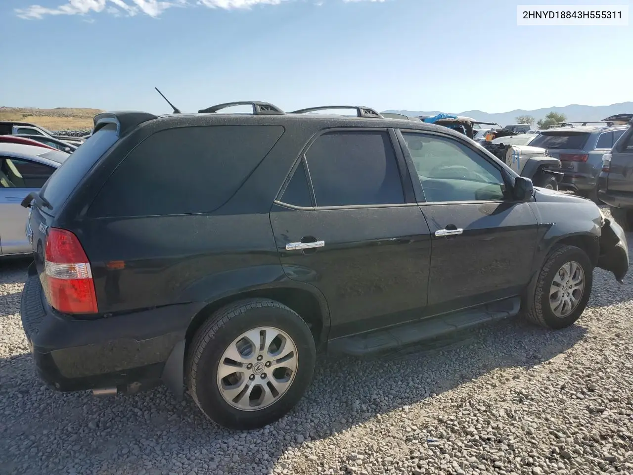 2003 Acura Mdx Touring VIN: 2HNYD18843H555311 Lot: 61645895