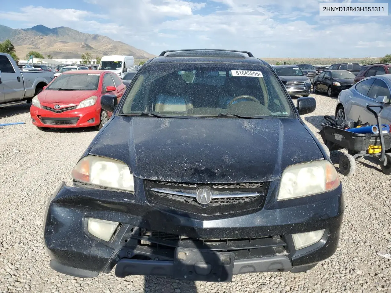 2003 Acura Mdx Touring VIN: 2HNYD18843H555311 Lot: 61645895
