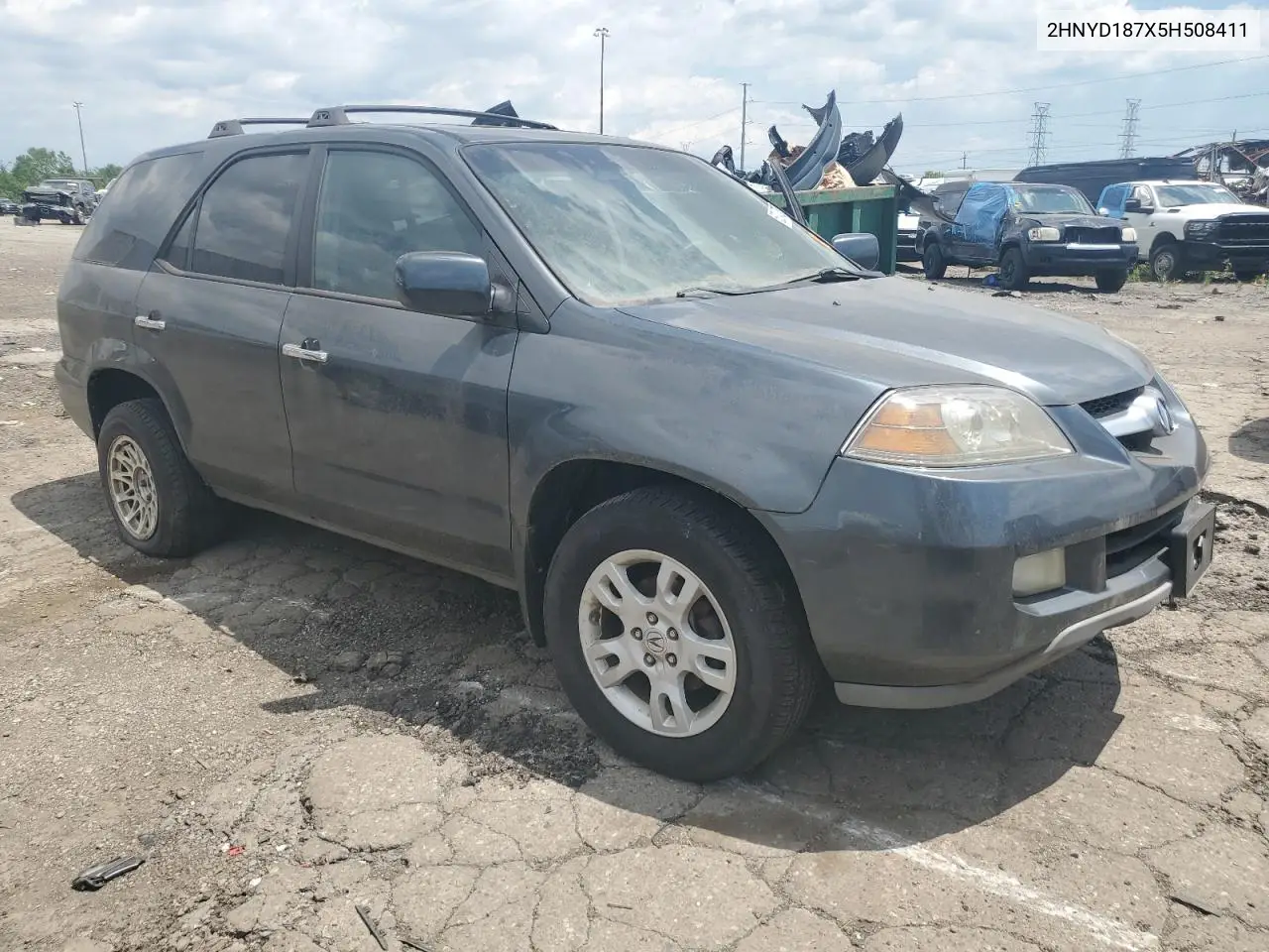 2003 Acura Mdx Touring VIN: 2HNYD187X5H508411 Lot: 63347275