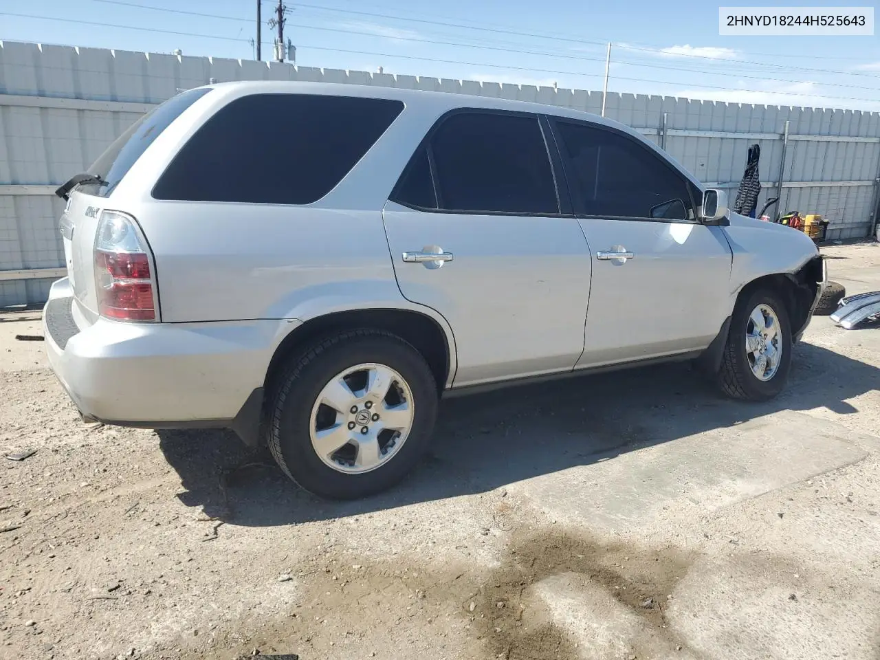 2004 Acura Mdx VIN: 2HNYD18244H525643 Lot: 52210445