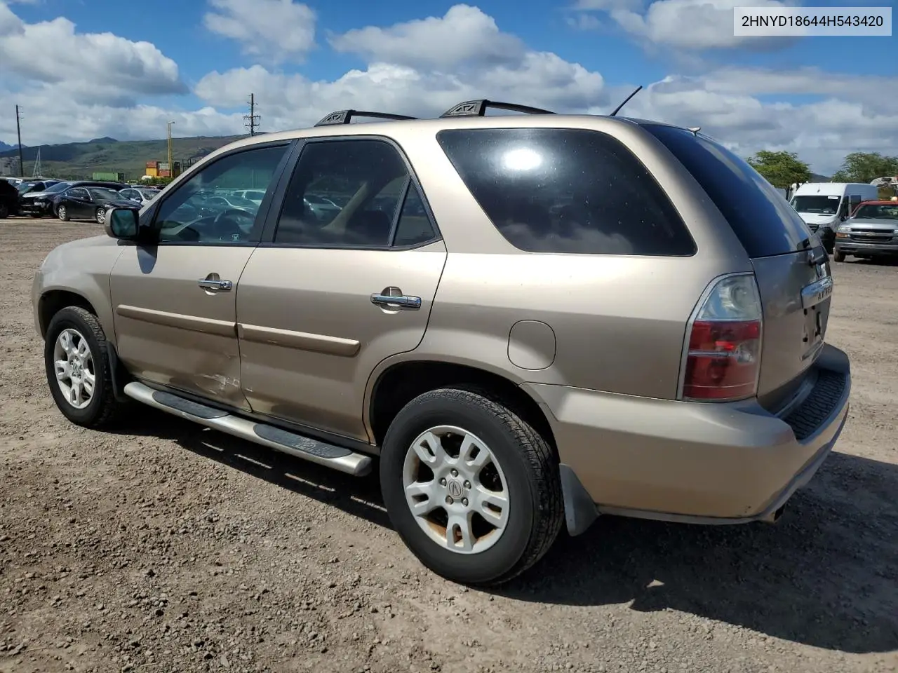 2004 Acura Mdx Touring VIN: 2HNYD18644H543420 Lot: 55700505