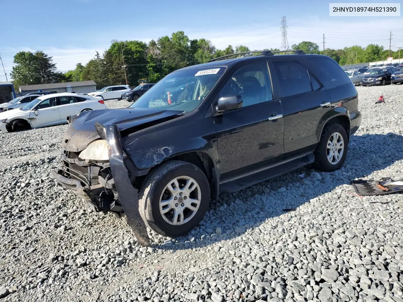 2004 Acura Mdx Touring VIN: 2HNYD18974H521390 Lot: 55932255
