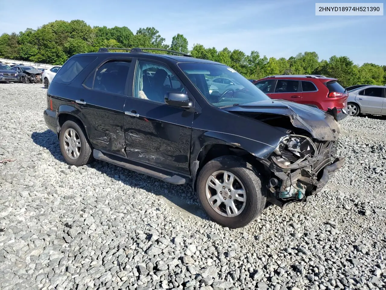 2004 Acura Mdx Touring VIN: 2HNYD18974H521390 Lot: 55932255