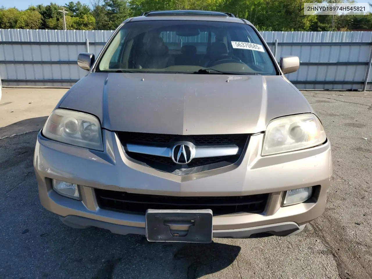 2004 Acura Mdx Touring VIN: 2HNYD18974H545821 Lot: 56370685