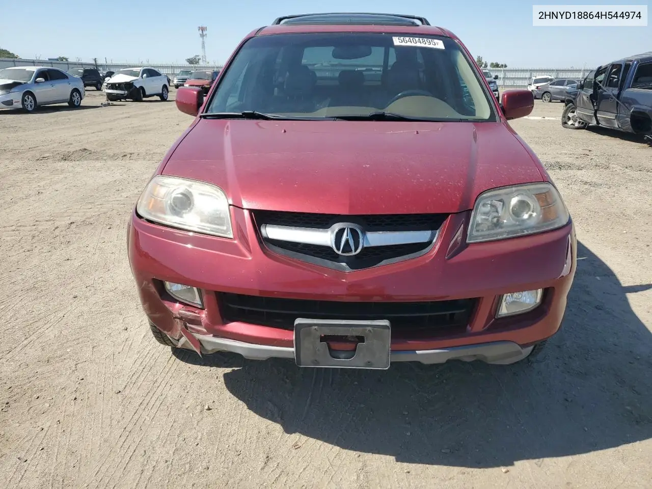 2004 Acura Mdx Touring VIN: 2HNYD18864H544974 Lot: 56404895