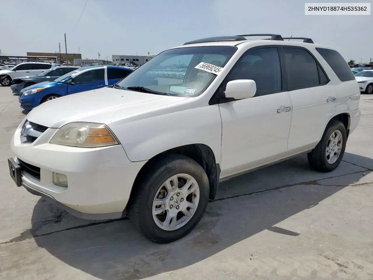 2004 Acura Mdx Touring VIN: 2HNYD18874H535362 Lot: 56969245