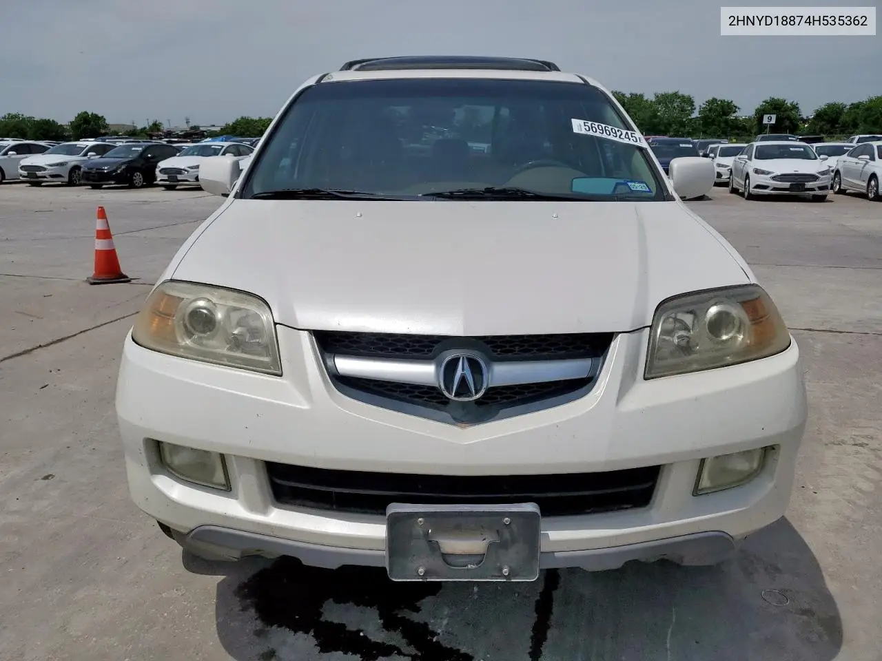 2004 Acura Mdx Touring VIN: 2HNYD18874H535362 Lot: 56969245