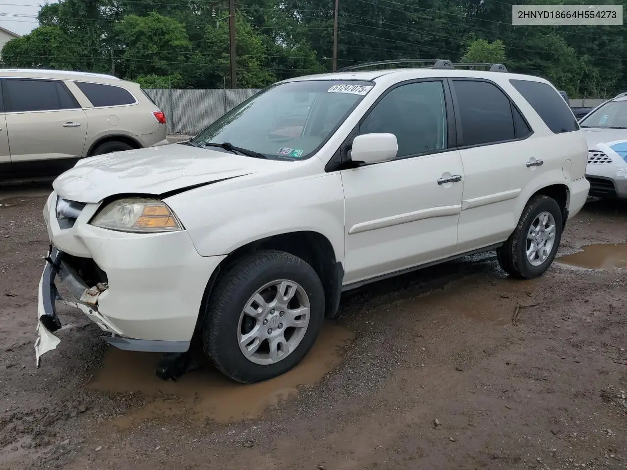 2004 Acura Mdx Touring VIN: 2HNYD18664H554273 Lot: 61247075