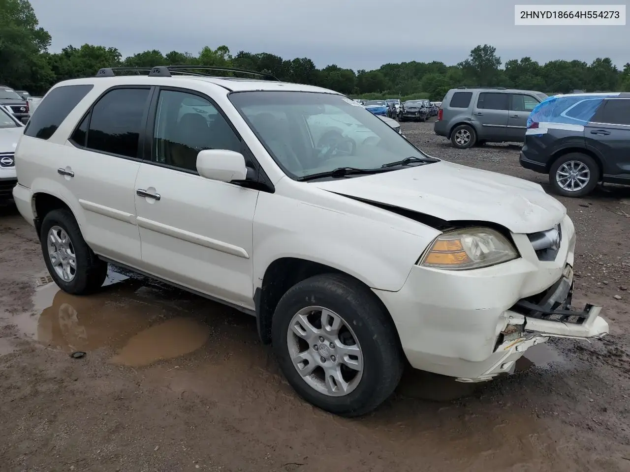 2004 Acura Mdx Touring VIN: 2HNYD18664H554273 Lot: 61247075