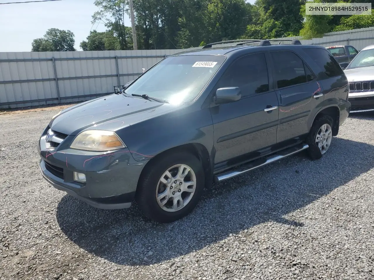 2004 Acura Mdx Touring VIN: 2HNYD18984H529515 Lot: 61549065