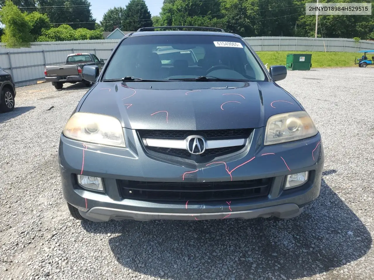 2004 Acura Mdx Touring VIN: 2HNYD18984H529515 Lot: 61549065