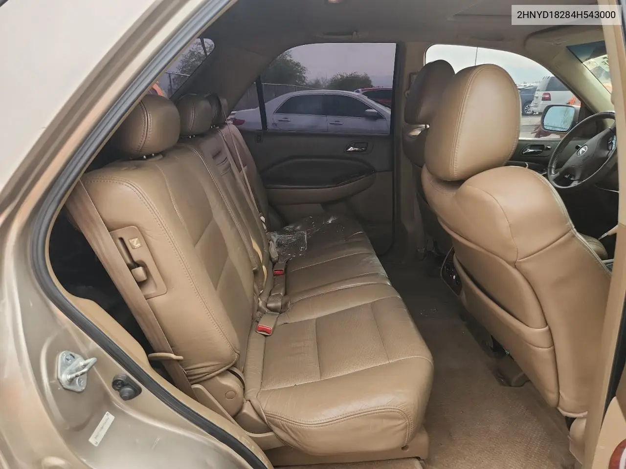 2004 Acura Mdx VIN: 2HNYD18284H543000 Lot: 61759585