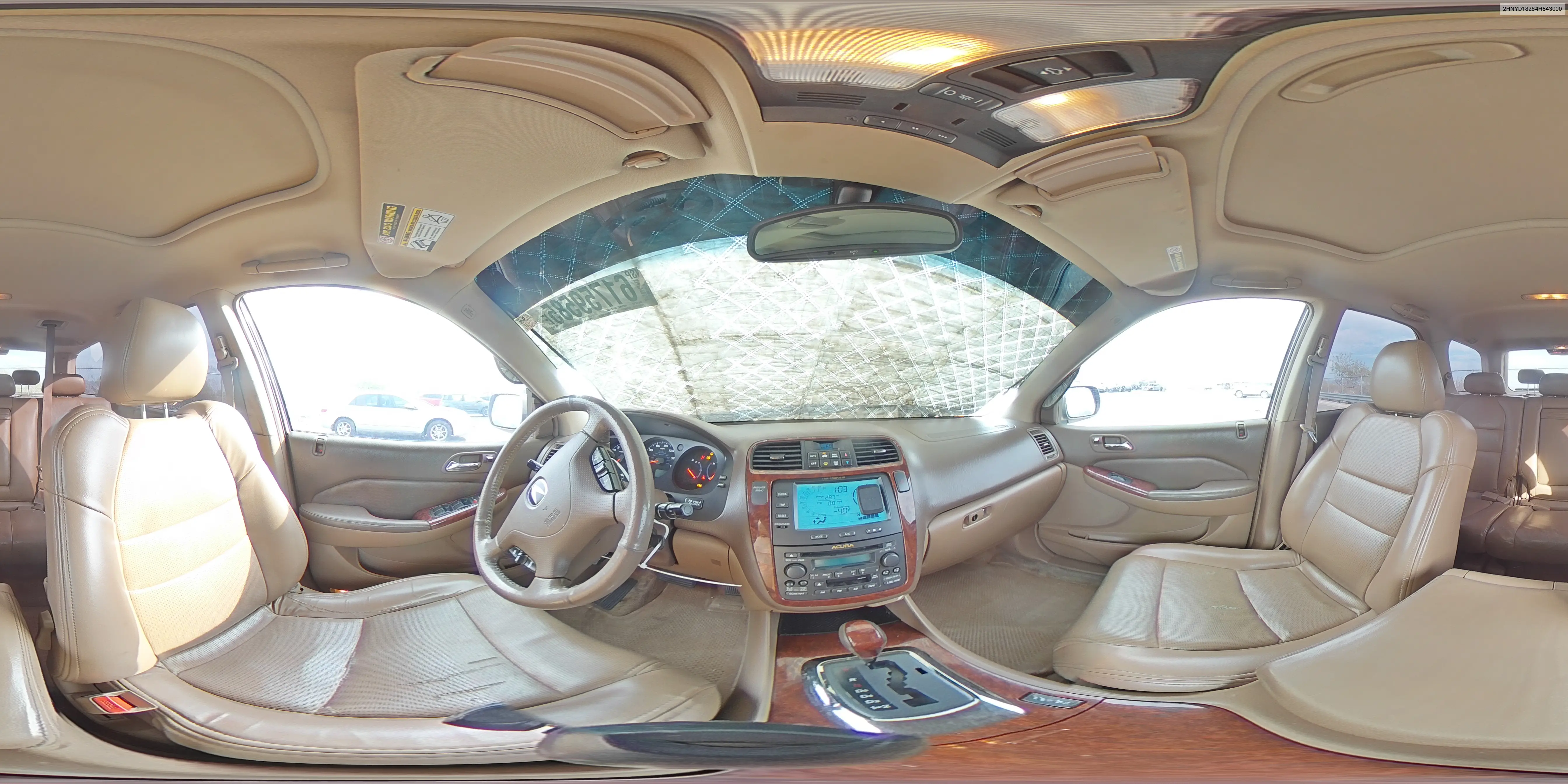 2004 Acura Mdx VIN: 2HNYD18284H543000 Lot: 61759585