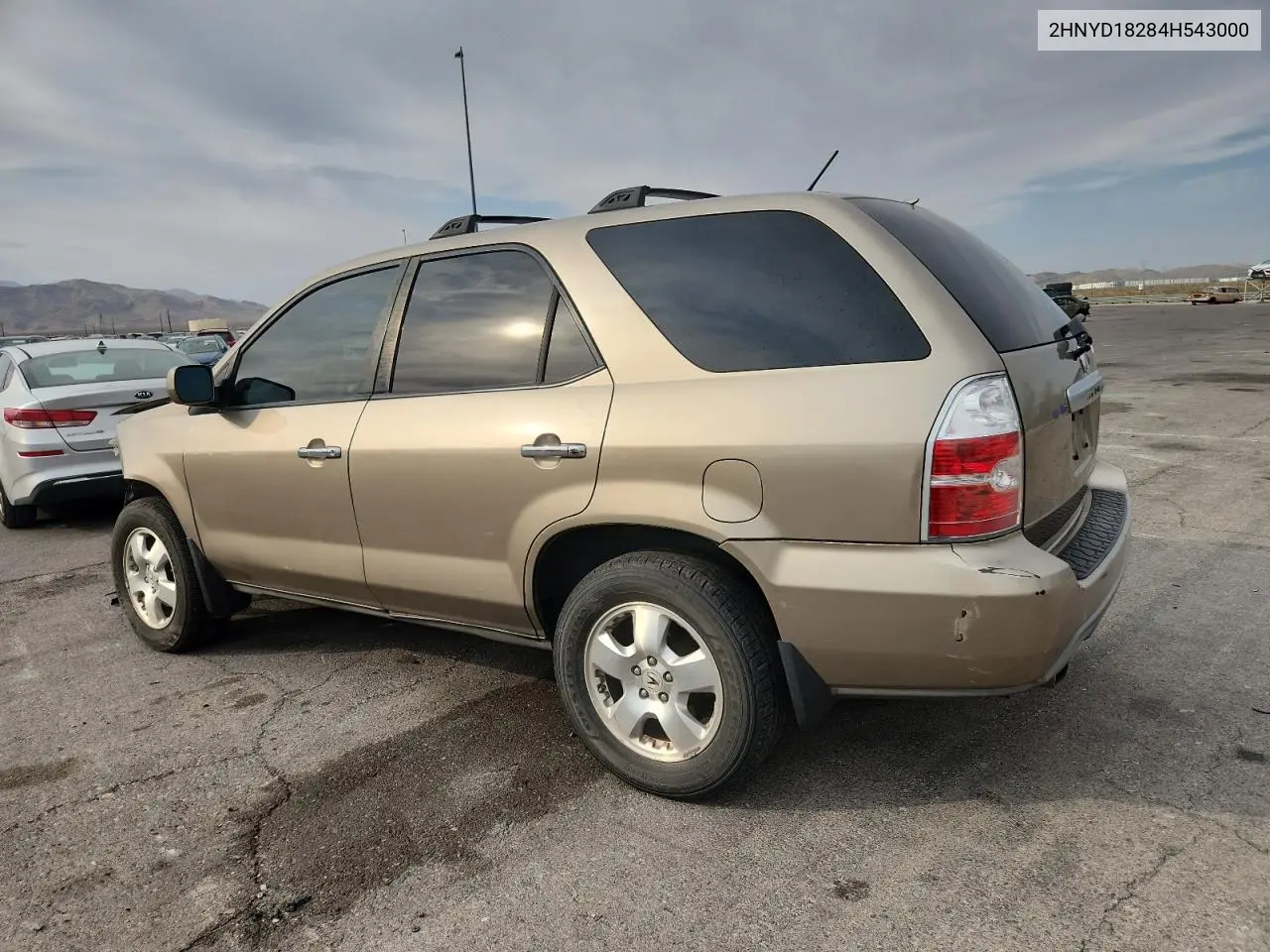 2004 Acura Mdx VIN: 2HNYD18284H543000 Lot: 61759585