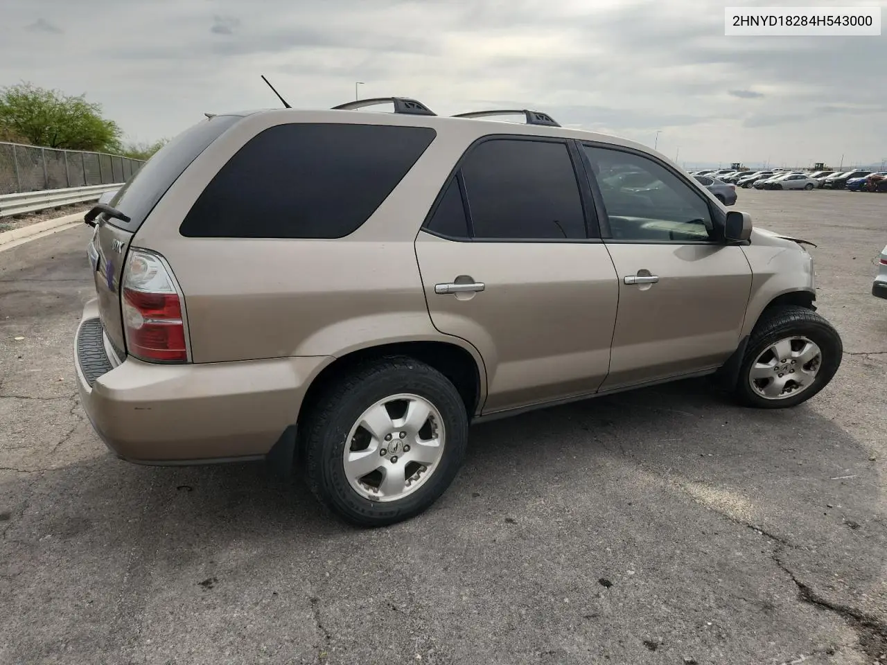 2004 Acura Mdx VIN: 2HNYD18284H543000 Lot: 61759585