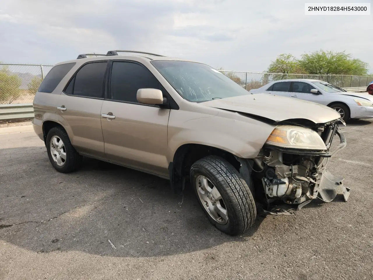 2004 Acura Mdx VIN: 2HNYD18284H543000 Lot: 61759585