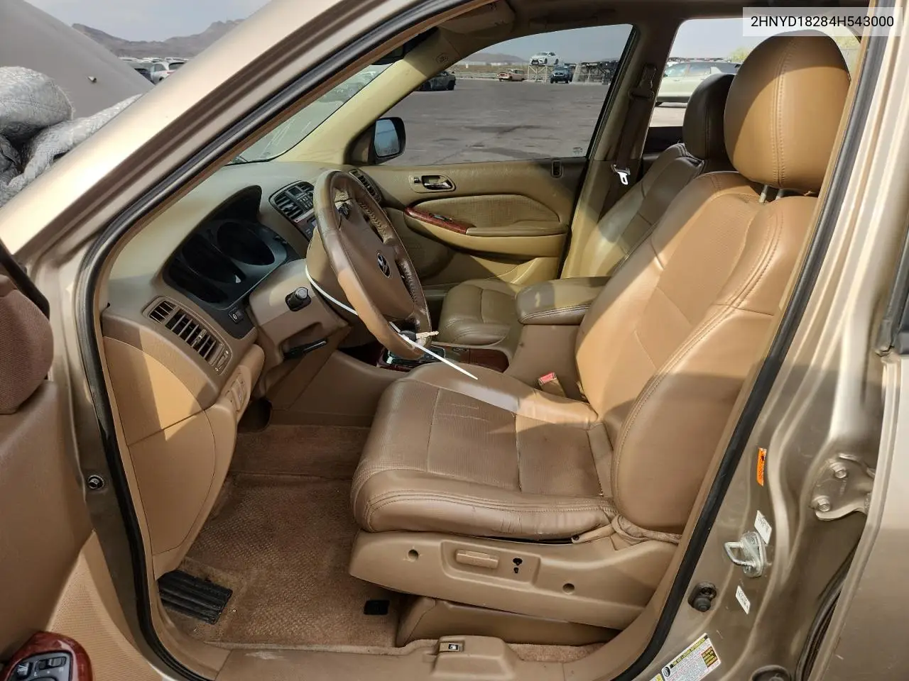 2004 Acura Mdx VIN: 2HNYD18284H543000 Lot: 61759585