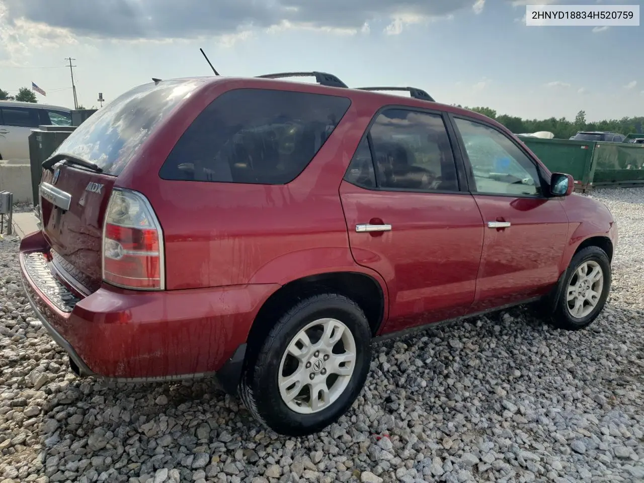 2004 Acura Mdx Touring VIN: 2HNYD18834H520759 Lot: 62387255