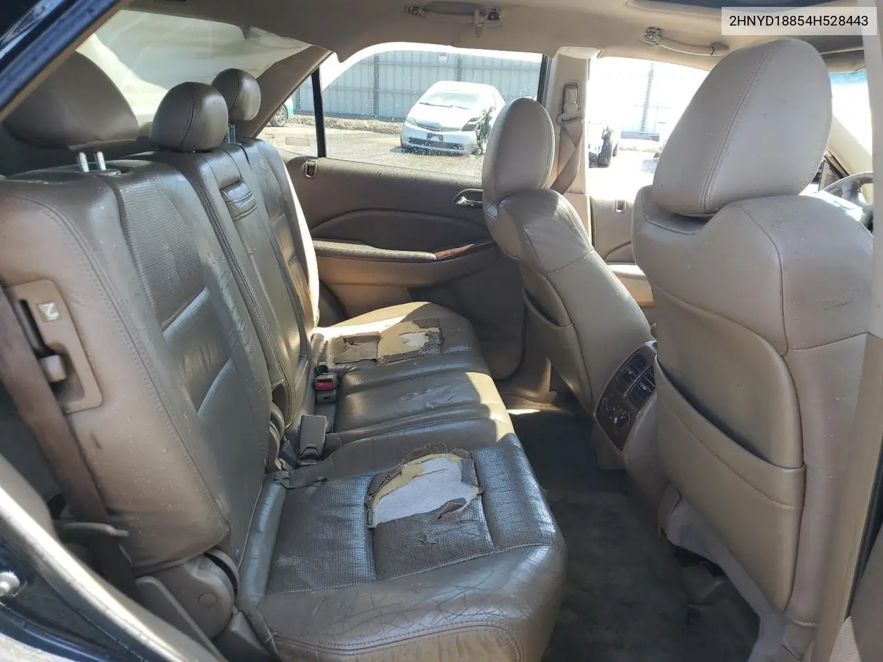 2004 Acura Mdx Touring VIN: 2HNYD18854H528443 Lot: 62405885