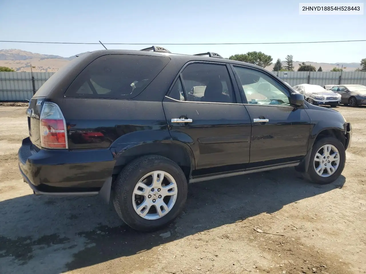 2004 Acura Mdx Touring VIN: 2HNYD18854H528443 Lot: 62405885