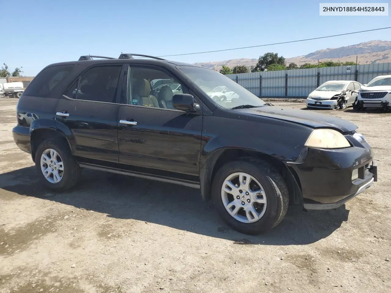 2004 Acura Mdx Touring VIN: 2HNYD18854H528443 Lot: 62405885
