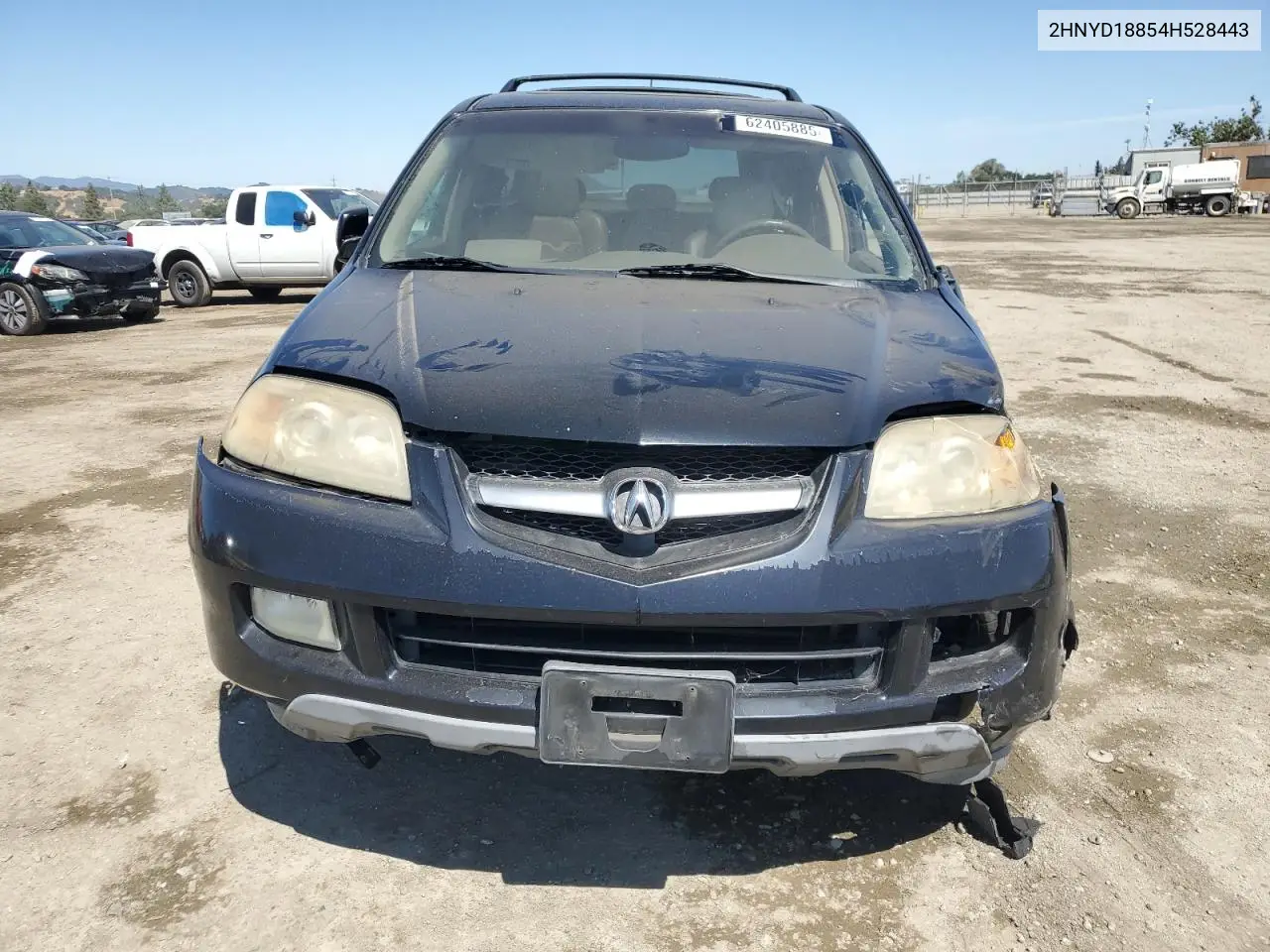 2004 Acura Mdx Touring VIN: 2HNYD18854H528443 Lot: 62405885