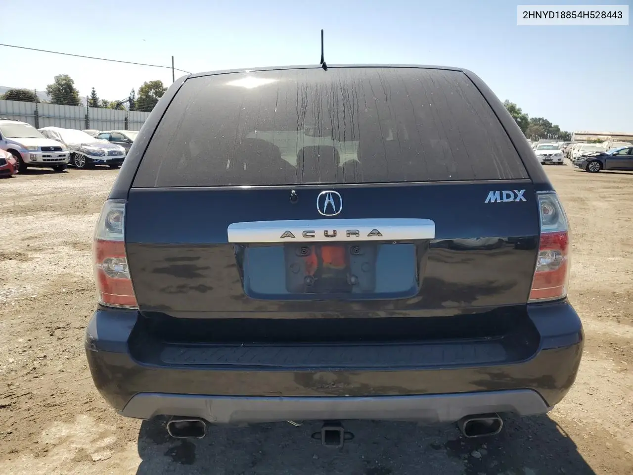 2004 Acura Mdx Touring VIN: 2HNYD18854H528443 Lot: 62405885
