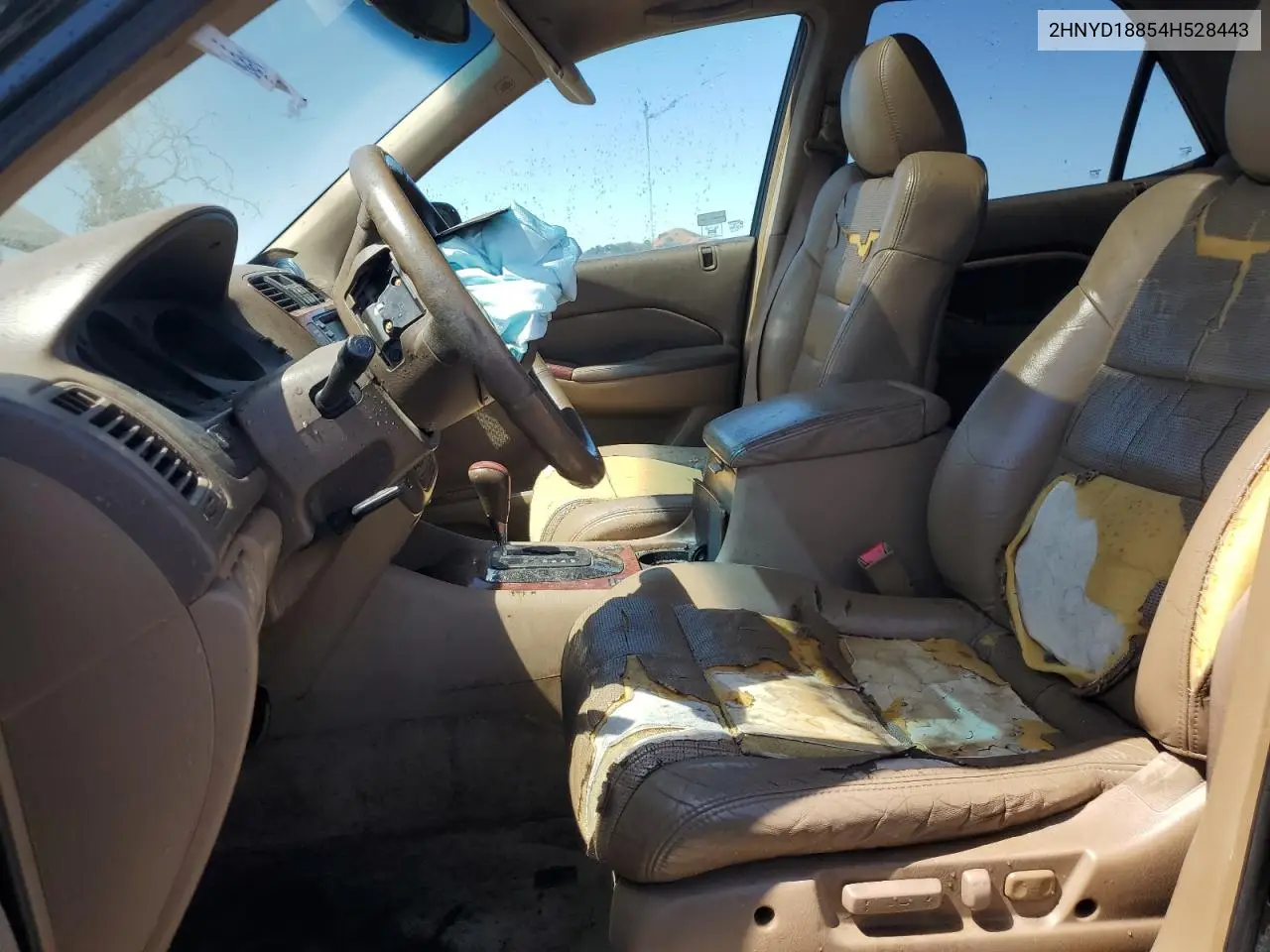 2004 Acura Mdx Touring VIN: 2HNYD18854H528443 Lot: 62405885