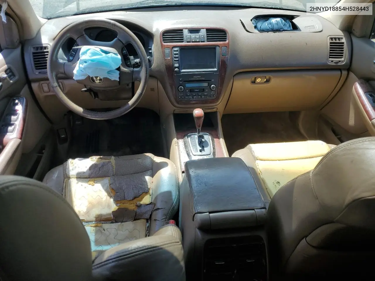 2004 Acura Mdx Touring VIN: 2HNYD18854H528443 Lot: 62405885