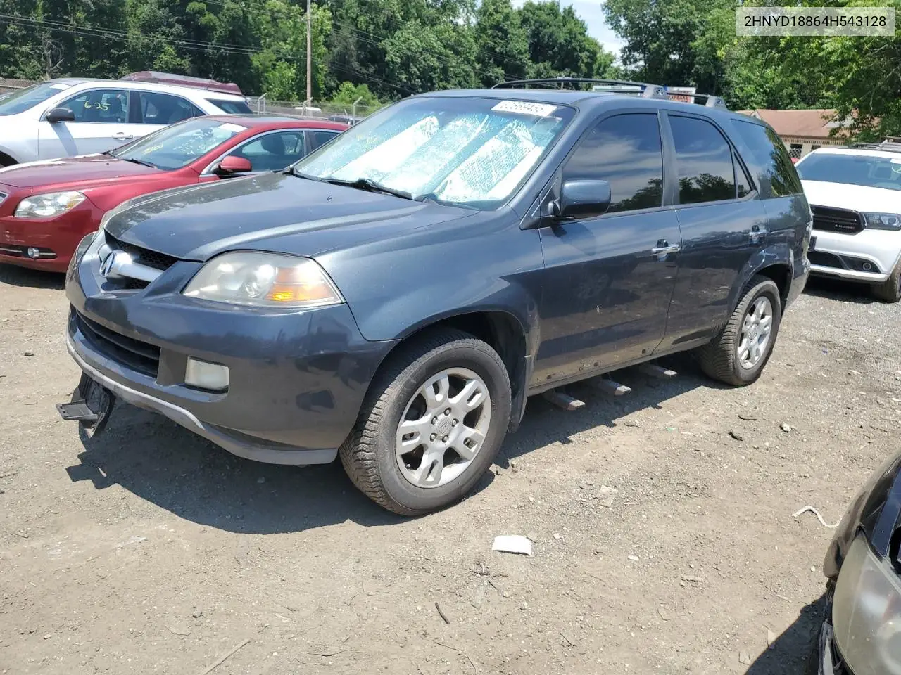 2004 Acura Mdx Touring VIN: 2HNYD18864H543128 Lot: 62669455