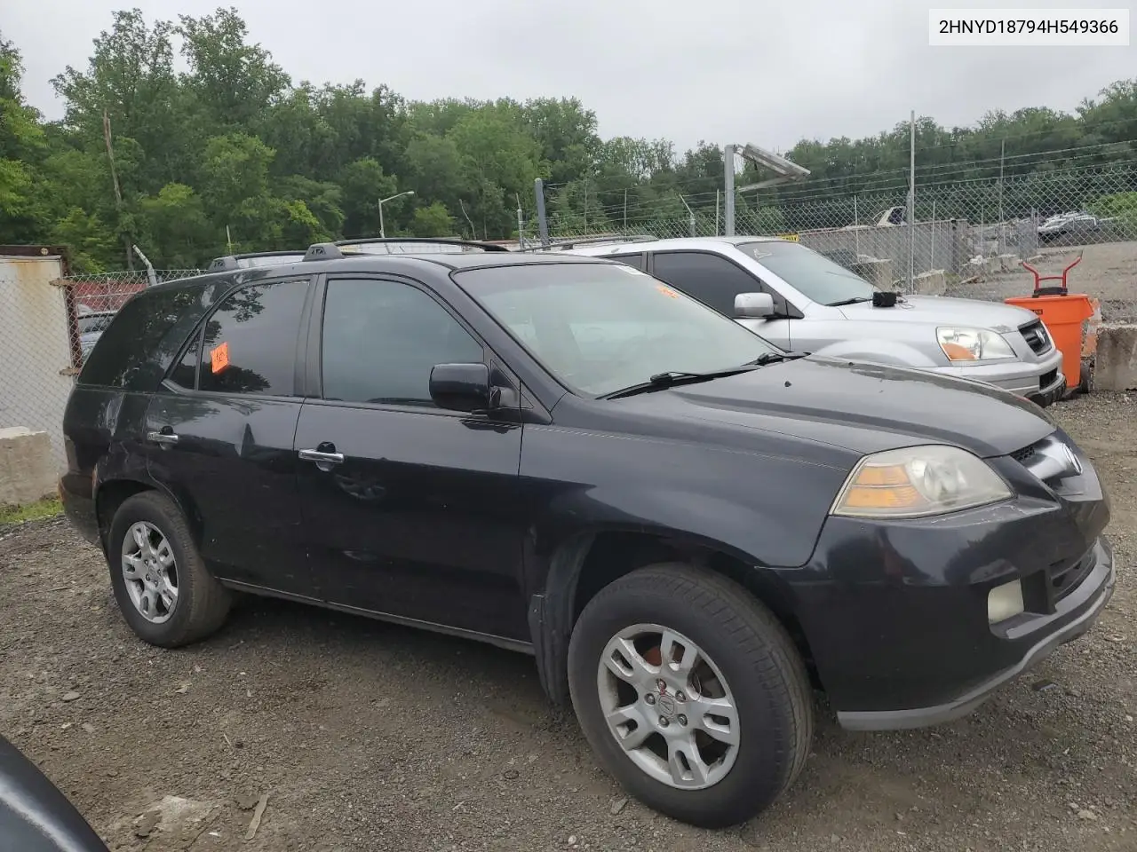 2004 Acura Mdx Touring VIN: 2HNYD18794H549366 Lot: 62681035