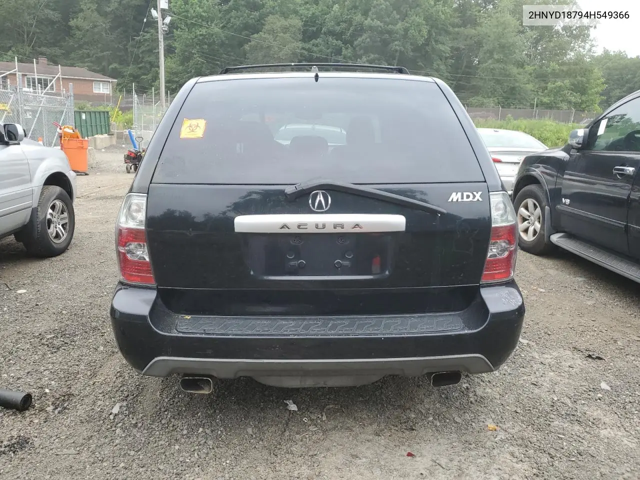 2004 Acura Mdx Touring VIN: 2HNYD18794H549366 Lot: 62681035