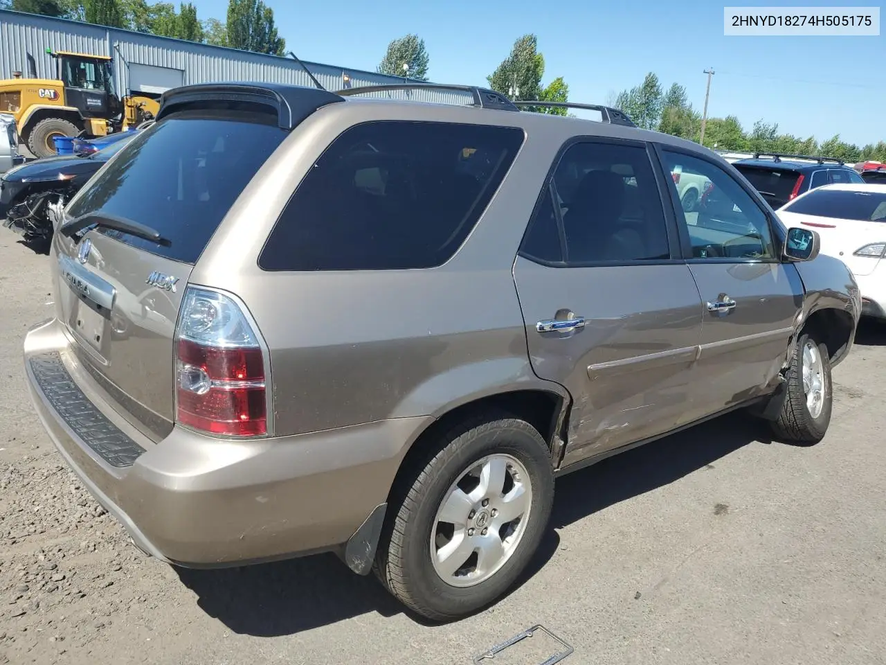 2004 Acura Mdx VIN: 2HNYD18274H505175 Lot: 62954765