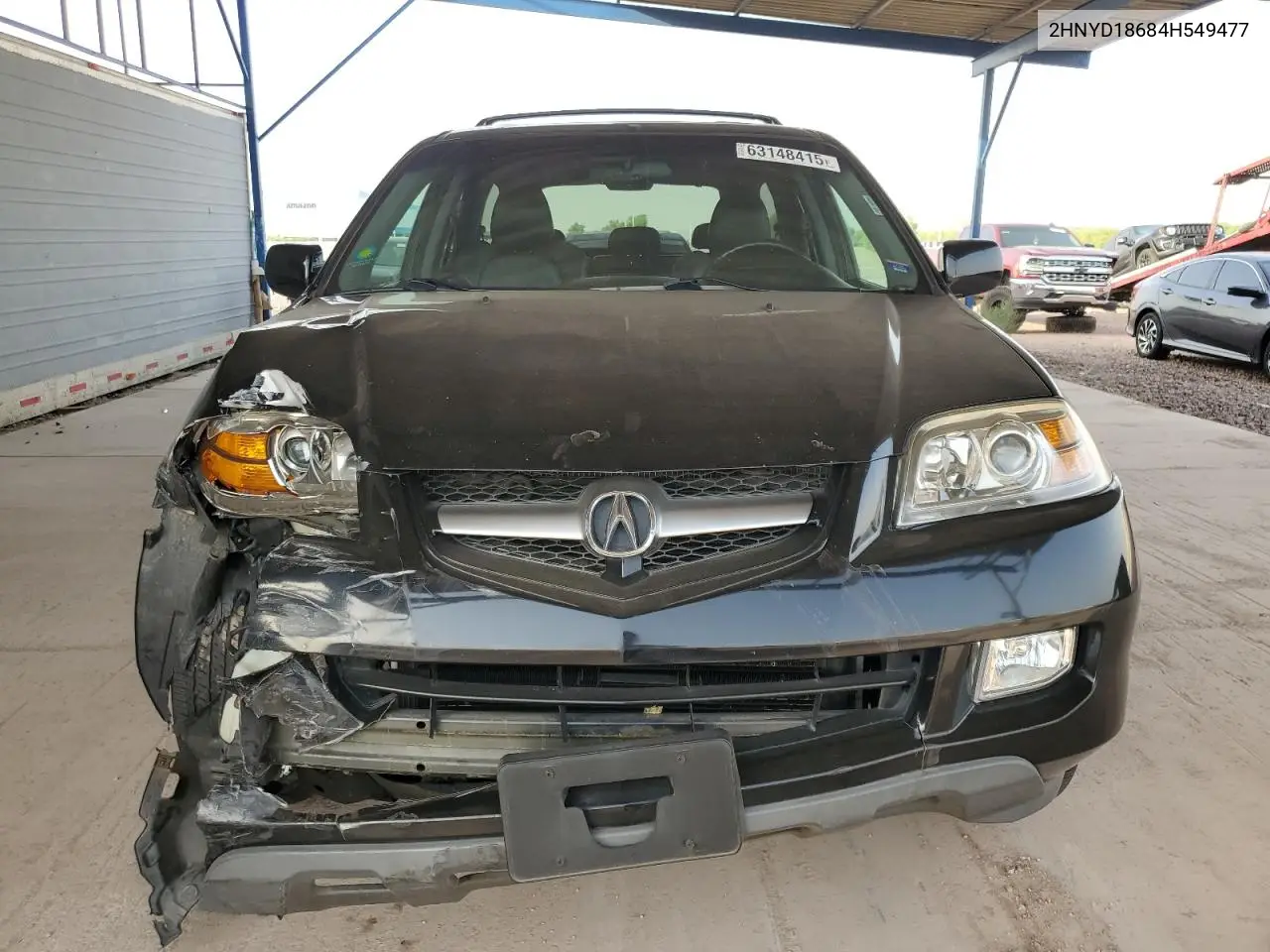 2004 Acura Mdx Touring VIN: 2HNYD18684H549477 Lot: 63148415