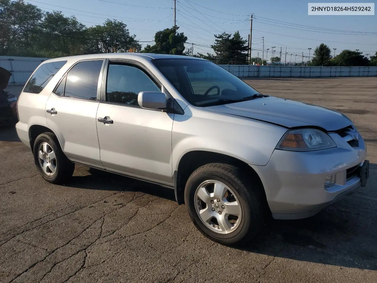 2004 Acura Mdx VIN: 2HNYD18264H529242 Lot: 63326475