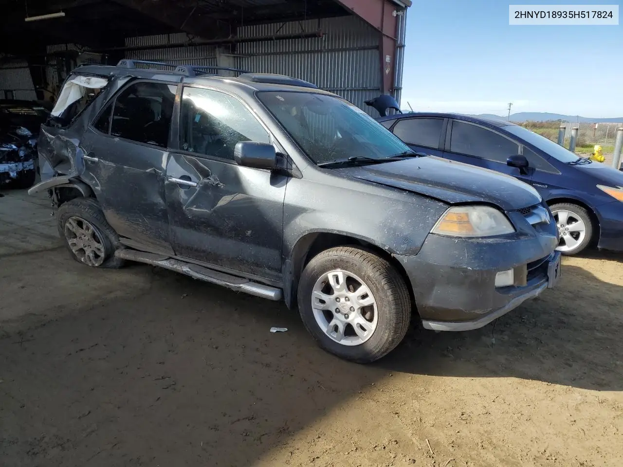 2005 Acura Mdx Touring VIN: 2HNYD18935H517824 Lot: 46349395