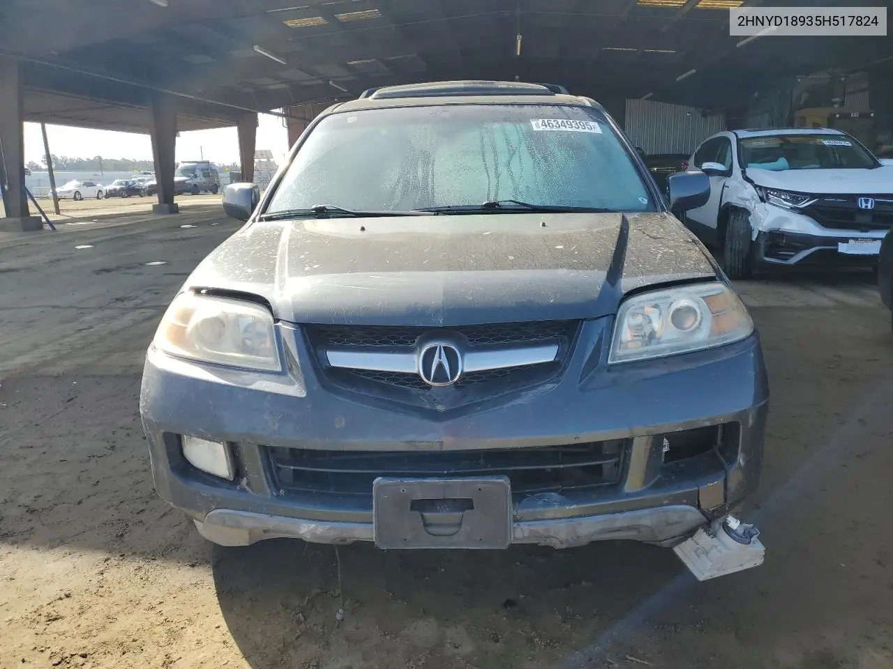 2005 Acura Mdx Touring VIN: 2HNYD18935H517824 Lot: 46349395